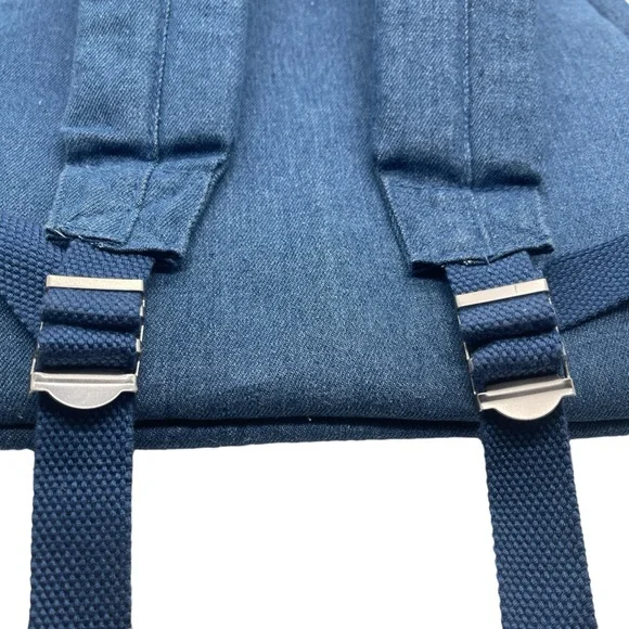 Walt Disney Pride Collection Love Denim Backpack Mickey Mouse Rainbow Disneyland - Picture 4 of 15